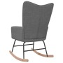 Dark gray fabric rocking chair by , Rocking chairs - Ref: Foro24-328008, Price: 121,87 €, Discount: %