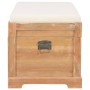 Storage chest with cushion 80x40x40 cm MDF by vidaXL, Storage trunks - Ref: Foro24-280033, Price: 204,96 €, Discount: %