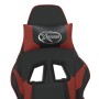 Gaming Stuhl Massage Fußstütze Kunstleder schwarz rot rot von , Gaming-Stühle - Ref: Foro24-345464, Preis: 138,48 €, Rabatt: %