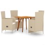 5-teiliges Garten-Essset in Beige von , Gartensets - Ref: Foro24-3071896, Preis: 602,22 €, Rabatt: %