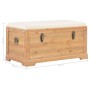 Baúl de almacenamiento con cojín 80x40x40 cm MDF de vidaXL, Baúles de almacenamiento - Ref: Foro24-280033, Precio: 220,63 €, ...