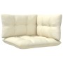 3-piece garden furniture set with cream pine wood cushions by , Garden sets - Ref: Foro24-3096016, Price: 226,37 €, Discount: %