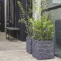 Capi Nature Row square anthracite gray flower pot 30x30 cm KRWZ902 by Capi, Pots and planters - Ref: Foro24-424259, Price: 58...