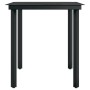 Juego de comedor de jardín 5 piezas gris y negro de , Conjuntos de jardín - Ref: Foro24-3099391, Precio: 285,49 €, Descuento: %