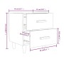 Nightstands 2 units white color 40x35x47.5 cm by vidaXL, Nightstands - Ref: Foro24-811971, Price: 80,80 €, Discount: %