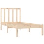 Estructura de cama madera maciza de pino 90x190 cm de , Camas y somieres - Ref: Foro24-3105036, Precio: 83,05 €, Descuento: %