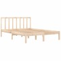 Solid pine wood bed frame 160x200 cm by , Beds and slatted bases - Ref: Foro24-3105081, Price: 124,99 €, Discount: %