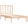 Estructura de cama madera maciza de pino 90x190 cm de , Camas y somieres - Ref: Foro24-3105125, Precio: 78,11 €, Descuento: %