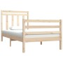 Estructura de cama madera maciza 90x190 cm de , Camas y somieres - Ref: Foro24-3105280, Precio: 88,62 €, Descuento: %