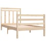 Estructura de cama madera maciza 90x190 cm de , Camas y somieres - Ref: Foro24-3105280, Precio: 88,62 €, Descuento: %