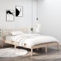 Solid pine wood bed frame 140x190 cm by , Beds and slatted bases - Ref: Foro24-3105385, Price: 108,95 €, Discount: %