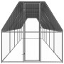 Galvanized steel outdoor chicken coop cage 2x10x2 m by , Cages and habitats for small animals - Ref: Foro24-3154374, Price: 5...