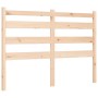 Bed frame with solid wood headboard 140x200 cm by , Beds and slatted bases - Ref: Foro24-3192036, Price: 117,79 €, Discount: %