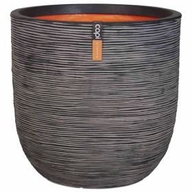 Capi Nature Rib Planter Anthracite Gray 54x52 cm KOFZ935 by Capi, Pots and planters - Ref: Foro24-424244, Price: 190,18 €, Di...