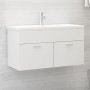 Furniture with white engineered wood sink by , bathroom vanities - Ref: Foro24-3070838, Price: 221,90 €, Discount: %