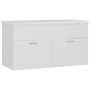 Furniture with white engineered wood sink by , bathroom vanities - Ref: Foro24-3070838, Price: 221,90 €, Discount: %