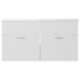 Furniture with white engineered wood sink by , bathroom vanities - Ref: Foro24-3070838, Price: 221,90 €, Discount: %