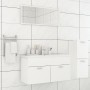 Engineered wood white bathroom furniture set by , Bathroom furniture - Ref: Foro24-3071198, Price: 288,52 €, Discount: %