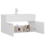 Mueble con lavabo madera de ingeniería blanco de , Tocadores de baño - Ref: Foro24-3071288, Precio: 277,33 €, Descuento: %