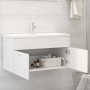 Mueble con lavabo madera de ingeniería blanco de , Tocadores de baño - Ref: Foro24-3071288, Precio: 277,33 €, Descuento: %