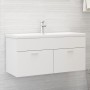 Mueble con lavabo madera de ingeniería blanco de , Tocadores de baño - Ref: Foro24-3071297, Precio: 289,44 €, Descuento: %