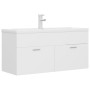 Mueble con lavabo madera de ingeniería blanco de , Tocadores de baño - Ref: Foro24-3071297, Precio: 289,44 €, Descuento: %