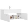 Mueble con lavabo madera de ingeniería blanco de , Tocadores de baño - Ref: Foro24-3071297, Precio: 289,44 €, Descuento: %