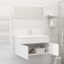 Engineered wood white bathroom furniture set by , Bathroom furniture - Ref: Foro24-3071333, Price: 308,70 €, Discount: %