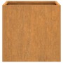 Corten steel planter 42x40x39 cm by , Pots and planters - Ref: Foro24-821549, Price: 48,76 €, Discount: %