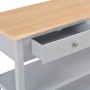 Aparador de MDF 110x35x80 cm gris de vidaXL, Aparadores - Ref: Foro24-280030, Precio: 187,34 €, Descuento: %