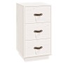 Bedside tables 2 pcs solid white pine wood 40x40x75 cm by vidaXL, Nightstands - Ref: Foro24-818338, Price: 130,99 €, Discount: %