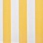 Toldo plegable motorizado 400 cm amarillo y blanco de vidaXL, Toldos - Ref: Foro24-275559, Precio: 459,87 €, Descuento: %