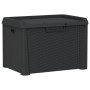 Storage box for garden in anthracite grey PP 125 L by , Outdoor storage boxes - Ref: Foro24-364209, Price: 78,75 €, Discount: %