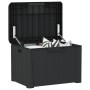 Storage box for garden in anthracite grey PP 125 L by , Outdoor storage boxes - Ref: Foro24-364209, Price: 78,75 €, Discount: %