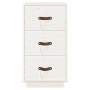 Bedside tables 2 pcs solid white pine wood 40x40x75 cm by vidaXL, Nightstands - Ref: Foro24-818338, Price: 130,99 €, Discount: %