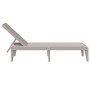 PP cappuccino sun lounger 186x60x29 cm by , Loungers - Ref: Foro24-364216, Price: 125,45 €, Discount: %