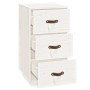 Mesitas de noche 2 uds madera maciza pino blanco 40x40x75 cm de vidaXL, Mesitas de noche - Ref: Foro24-818338, Precio: 130,52...