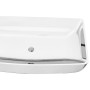 Lavabo 71x38x13,5 cm cerámica plateado de vidaXL, Lavabos - Ref: Foro24-143479, Precio: 114,42 €, Descuento: %