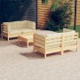 Gartenmöbel 5 Stück Kissen aus cremefarbenem Kiefernholz von , Gartensets - Ref: Foro24-3096022, Preis: 383,10 €, Rabatt: %