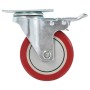 Swivel wheels with double brakes 4 units 100 mm by vidaXL, Material handling - Ref: Foro24-143472, Price: 29,98 €, Discount: %