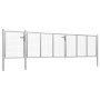 Silver steel garden gate 500x100 cm by vidaXL, garden gates - Ref: Foro24-144353, Price: 484,17 €, Discount: %