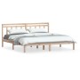 Estructura de cama de madera maciza de pino 160x200 cm de , Camas y somieres - Ref: Foro24-3100599, Precio: 123,55 €, Descuen...