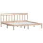 Estructura de cama de madera maciza de pino 160x200 cm de , Camas y somieres - Ref: Foro24-3100599, Precio: 123,55 €, Descuen...