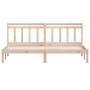 Estructura de cama de madera maciza de pino 160x200 cm de , Camas y somieres - Ref: Foro24-3100599, Precio: 123,55 €, Descuen...