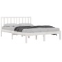 Estructura de cama madera maciza pino blanco 120x190 cm de , Camas y somieres - Ref: Foro24-3105042, Precio: 121,29 €, Descue...