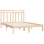 Estructura de cama de madera maciza de pino 160x200 cm de , Camas y somieres - Ref: Foro24-3105260, Precio: 124,24 €, Descuen...