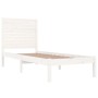 Estructura de cama individual madera maciza blanco 90x190 cm de , Camas y somieres - Ref: Foro24-3104574, Precio: 108,13 €, D...