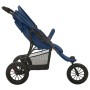 Carrito de bebé de acero azul marino de vidaXL, Cochecitos de bebé - Ref: Foro24-10262, Precio: 189,30 €, Descuento: %