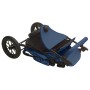 Carrito de bebé de acero azul marino de vidaXL, Cochecitos de bebé - Ref: Foro24-10262, Precio: 189,30 €, Descuento: %