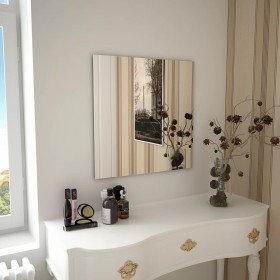 Square glass wall mirror 60x60 cm by vidaXL, Mirrors - Ref: Foro24-245700, Price: 50,99 €, Discount: %